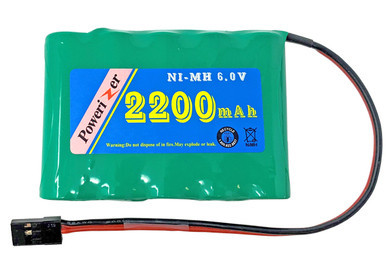 Power Portable 6 Volt NiMH battery pack with HiTech plug