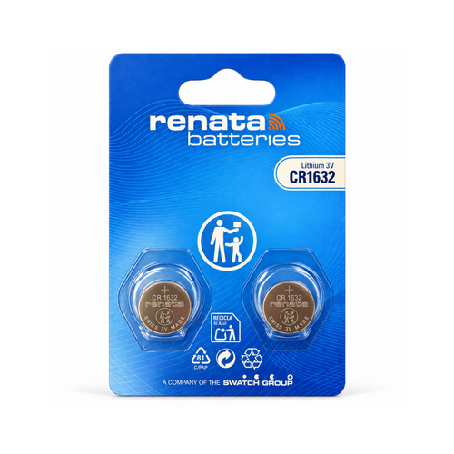 CR1632 Renata 3 Volt Lithium Coin Cell Battery