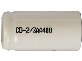 2/3 AA NiCd Flat Top Battery (400 mAh)