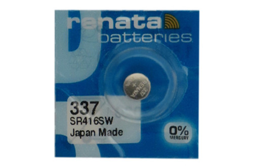 337 / SR416SW Renata Silver Oxide Button Battery