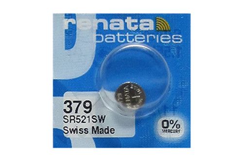 379 / SR63 Renata Silver Oxide Button Battery