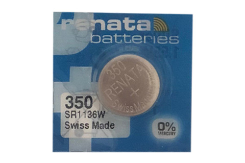 350 / SR1136W Renata Silver Oxide Button Battery