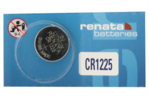 CR1225 Renata 3 Volt Lithium Coin Cell Battery