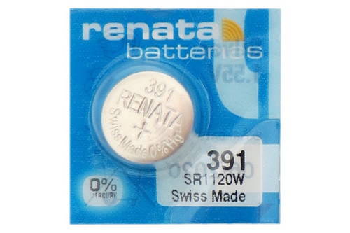 Renata 381 391 SR55 silver oxide button battery