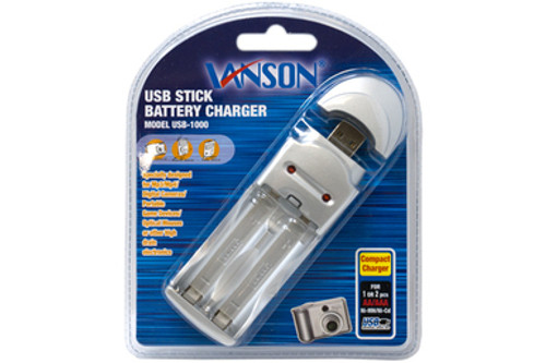 AA / AAA USB NiCd & NiMH Stick Battery Charger