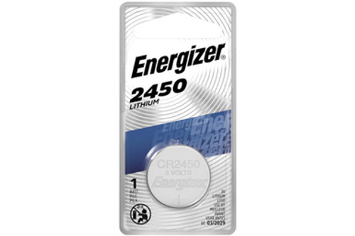 CR2450 Energizer 3 Volt Lithium Coin Cell Battery (1 Card)