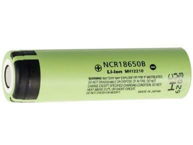 Panasonic NCR18650B 3.7V 3400mAh flat top lithium ion battery
