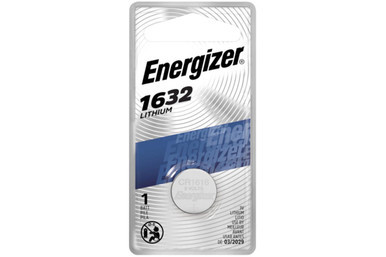 Energizer CR1632 3V lithium coin cell battery in retail card packaging