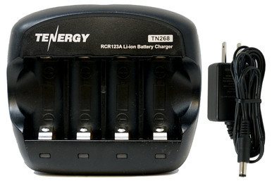 Tenergy 4 bay RCR123A lithium ion battery charger 18669