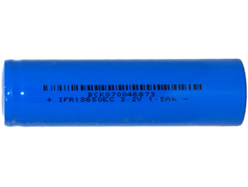 3.2 Volt  18650 LiFePO4 Battery (1500 mAh)