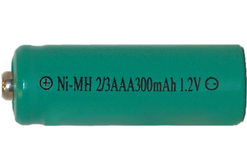 2/3 AAA NiMH Button Top Battery (300 mAh)