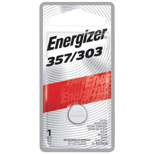Energizer 303/357 silver oxide button battery LR44