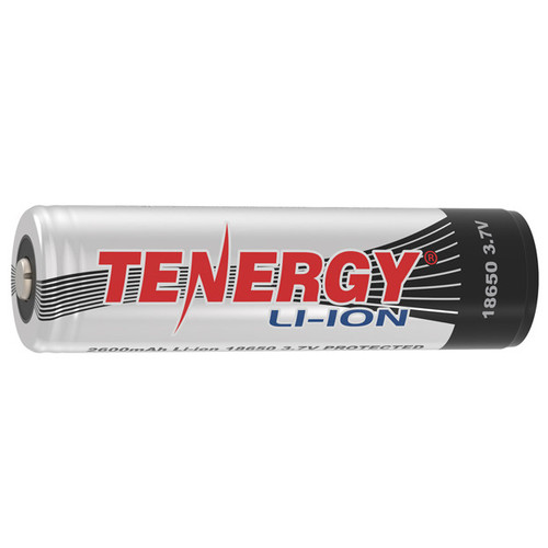 18650 Tenergy 3.7V lithium ion button top battery with PCB protection