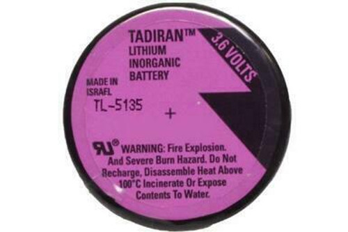 Tadiran TL-5135/P 3.6V 1/6D 1.7 Ah Lithium Battery w/ PC Pins