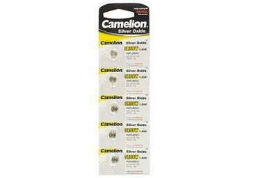 Camelion 5-pack 396/397 SR59 silver oxide button batteries