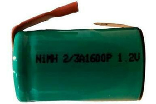 2/3 A NiMH Battery with Tabs (1600 mAh)