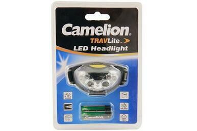 Camelion 6 LED headlight with adjustable strap for hands-free lighting