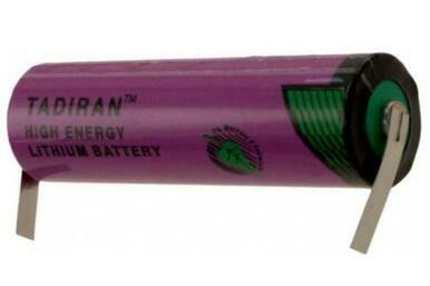 Tadiran TL-5903/T 3.6V AA lithium battery with spot welded tabs