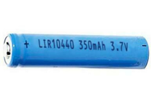 AAA 3.7 Volt Lithium Ion 10440 Button Top Battery (350 mAh)