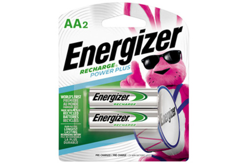 AA NiMH Energizer Recharge 2300 mAh Batteries (2 Pack)