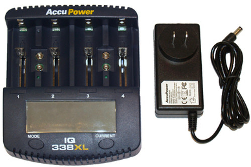 IQ-338XL Universal LCD Smart Charger / Analyzer (Charges Li-Ion, NiCd & NiMH)