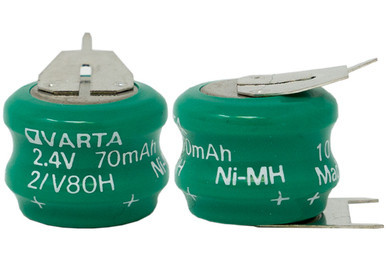 Varta 2/V80H 3P 2.4 Volt NiMH battery with 3-pin termination
