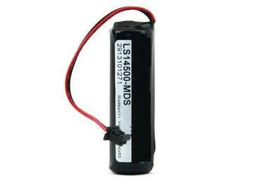 Mitsubishi LS14500-MDS 3.6V PLC lithium battery with wire leads