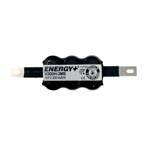 Mitsubishi V200H-3ME 3.6V NiMH PLC battery with screw mount tabs