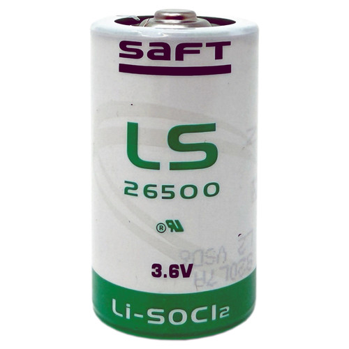 Saft LS26500 3.6V battery for industrial and portable devices