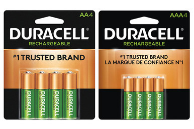 Duracell rechargeable AA and AAA battery combo pack
