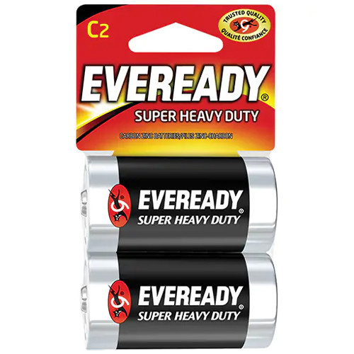 Eveready C Super Heavy Duty Batteries 2-card pack