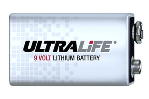 9 Volt Ultralife (U9VL) Lithium 1200mAh Battery