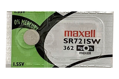 362 / SR721SW Maxell Silver Oxide Battery