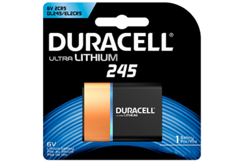 2CR5 Duracell Ultra 245 Photo Lithium Battery (On a Card)