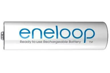 Panasonic Eneloop AA NiMH rechargeable battery 2000mAh front view