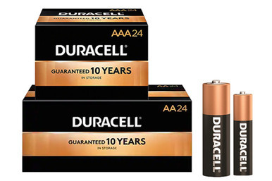 Duracell Coppertop AA and AAA alkaline battery combo pack