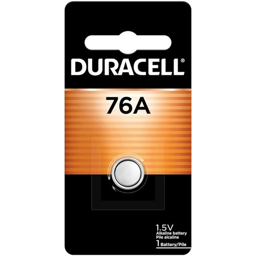Duracell 76A LR44 alkaline button battery