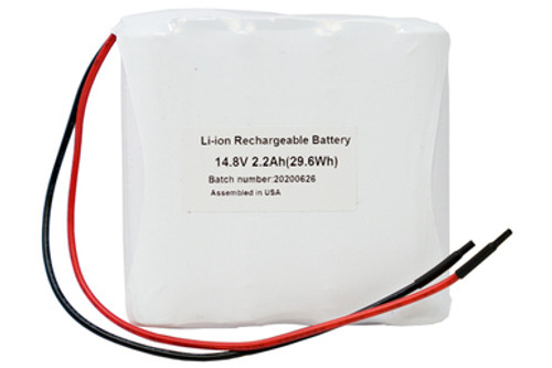 14.8 Volt Lithium Ion Battery Pack (2200 mAh) with Protection IC