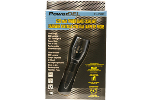 Power Bank 800 Lumens LED Flashlight (FL-2200)