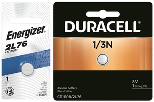 6 x Energizer + 6 x Duracell  2L76 (CR1/3N) 3 Volt Lithium Batteries (12 Total)