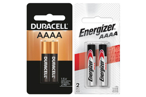 6 x Energizer + 6 x Duracell  AAAA Alkaline Batteries