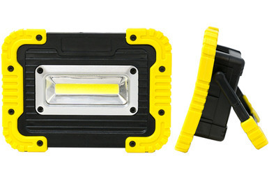 PowerDEL yellow COB LED worklight with rotating handle