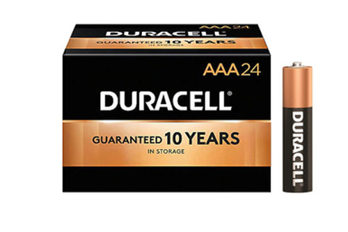 24-Pack AAA Duracell (MN2400) Alkaline Batteries