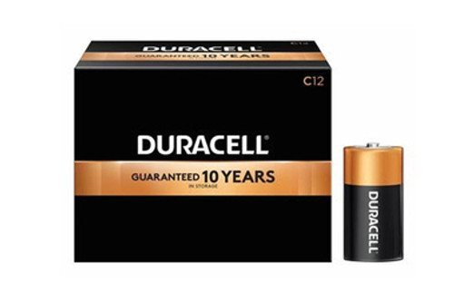 12-Pack C Duracell (MN1400) Alkaline Batteries