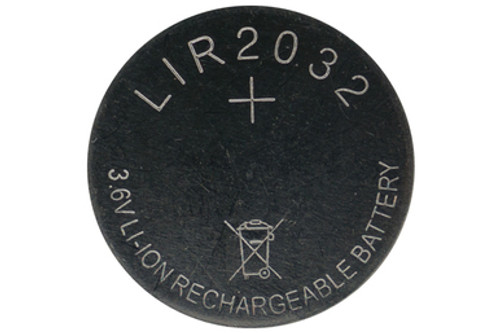 LIR2032 3.6 Volt Lithium Ion Button Battery