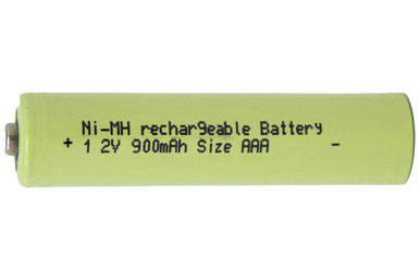 Power Portable AAA NiMH rechargeable battery, 900 mAh, 1.2V