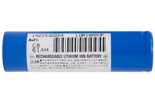 18650 Toshiba 3.6 Volt Lithium Ion Battery (1650 mAh)