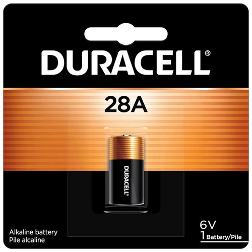 Duracell 28A 4LR44 6 volt alkaline battery