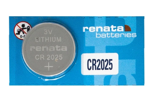 CR2025 Renata 3 Volt Lithium Coin Cell Battery