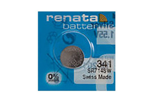 341 / SR714SW Renata Silver Oxide Button Battery